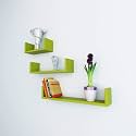 Wooden Wall Mounted Shelf for Home Office
