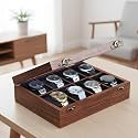 Wooden Watch Box - Watch Display Case for Men and Women, Luxury watch box for 8 slots Gift for Father's Day, Birthday, Anniversary, Christmas, New Year, Valentine's Day ( new brown 8 slots )