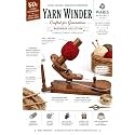 Wooden Yarn Ball Winder Knitting Crocheting Wool Ball Maker Machine (PRIMUM Quality Rosewood Wood)