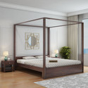 WOODENJOY Sheesham Wood Queen BedWooden CotWooden Bed