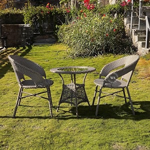 wooden street veneto outdoor set 2 chair and 1 table set garden patio coffee table set outdoor balcony wicker furniture set golden white round 2 seater and table top 584cm 483cm 787cm
