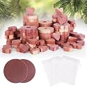Woodever 90 Pack Cedar Blocks for Clothes Storage, 100% Natural Aromatic Cedar Rings for Wardrobes and Drawers, 20 Rings 20 Garlands and 50 Hearts, with Sandpaper and Sachets