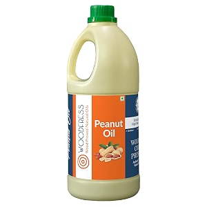 woodfress wood pressed groundnut oil 1 litre cold pressed peanut oil