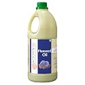 WOODFRESS Flaxseed Oil Cold Pressed - 1 Litre, Omega 3 Alsi Tel, Pure &amp; Natural Linseed Oil, Javas/Jawas Alsi ka Tel for Cooking, Salads &amp; Health Care, Vegan &amp; Multipurpose, Wood Pressed Flax Seed Oil - 1L