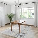 Wooden 6 Seater Dining Table | Solid Sheesham Wood Dining Table 6 Seater | Dining Room Furniture | Dining Table Without Chair - Natural2