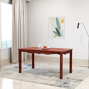 wooden 6 seater table solid sheesham wood dining table 6 seater  dining room furniture  dining table without chair - honey cnc 2