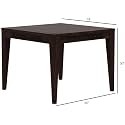 Wooden Solid Sheesham Wood Dining Table 4 Seater | Dining Room Furniture | 4 Seater Dining Table Without Chair - Walnut CNC 4s
