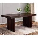 Wooden Solid Sheesham Wood Dining Table 6 Seater | Dining Room Furniture | 6 Seater Dining Table Without Chair - WalnutFinish