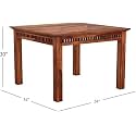 Wooden Solid Sheesham Wood Dining Table 4 Seater | Dining Room Furniture | 4 Seater Dining Table Without Chair - Honey2