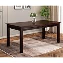 Wooden Solid Sheesham Wood Dining Table 6 Seater Only || Dining Room Furniture || 6 Seater Dining Table Without Chair | Walnut Finish
