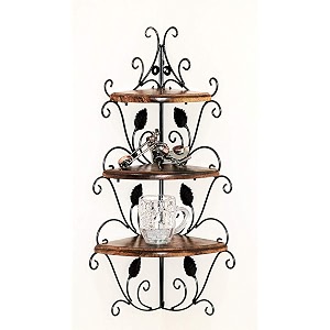 antique floating corner wall shelf wall bracket for living room office wall kitchen wall