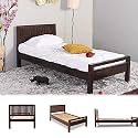 WOODLAB Furniture Solid Sheesham Wood Monstro Single Size Bed Without Storage for Bedroom Wooden Cot Furniture for Living Room Home Decor &amp; Office (Walnut Finish)