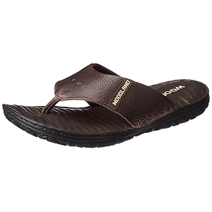 Woodland Mens Leather Slippers