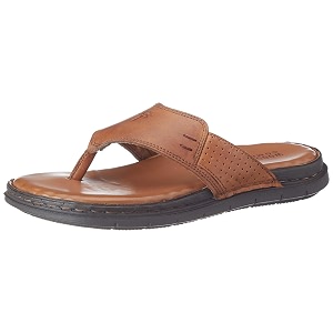 Woodland Mens Leather Slippers