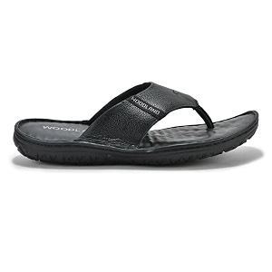 Woodland Mens Leather Slippers