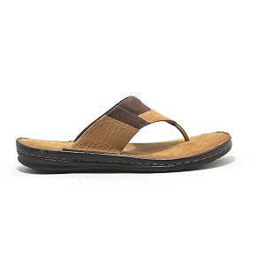 Woodland Mens Leather Slippers