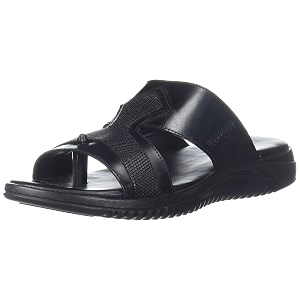 Woodland Mens Leather Slippers