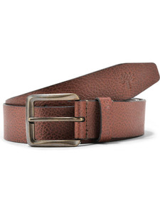WOODLAND Men Casual Tan Genuine Leather Belt