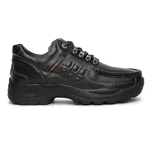 Woodland Black Casual Shoes - Premium Stylish