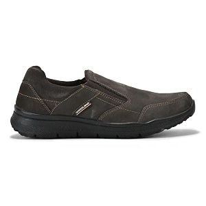 woodland men russia brown casual slip-on shoes
