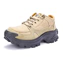Woodland Men Leather Sneaker Khaki, 7 UK