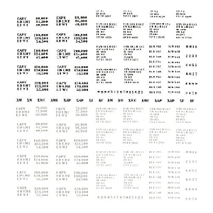 woodland scenics dry transfer decals ho scale box car data roman blackwhite