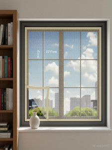 woodluck fiberglass mosquito net for window self adhesive hook  loop tape-2x2 feet fibre washable adults mosquito net