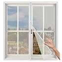 Woodluck Mosquito Net for Windows Zipper Fiberglass