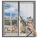 Woodluck Window Mosquito Net with Zipper Self-Adhesive
