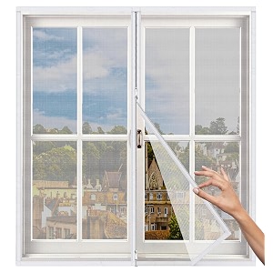 Woodluck Zipper Mosquito Net for Window 5x9