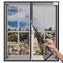 Woodluck Zipper Mosquito Net for Window Self-Adhesive