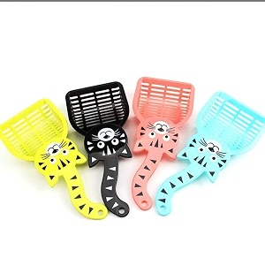 woofy plastic cat litter cleaning shovel scoop colour may vary 1 unit