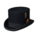 Wool Top Hat for Men Women Topper Hat Mens Tall Tophat Christmas Costume