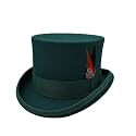 Wool Top Hat for Men Women Topper Hat Mens Tall Tophat Christmas Costume