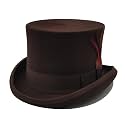 Wool Top Hat for Men Women Topper Hat Mens Tall Tophat Christmas Costume