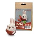 Woolbuddy Needle Felting Starter Kit (Rabbit) for Adults with Tool &amp; Guide