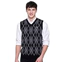 Woolen V Neck Sleeveless Half Sweater for