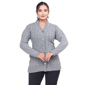 Women Long Chain Design Woolen Winter WEAR