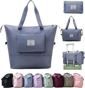 woomzy large capacity folding bag travel lightweight waterproof carry luggage bag small travel bag  - larg