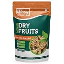 Wooq Organics Crunchy Granola Breakfast Cereal 1 Kg - Almonds, Cranberries & Black raisin (Granola Special,)