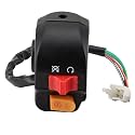 WOOSTAR 7/8" 22mm 4 Pin Handlebar Right Start Switch Assembly Replacement for Taotao Speedy 50 Pony 50 VIP 50 Jet 50 Powermax 150 Vitacci Tank 200 50cc 150cc QMB139 GY6 Scooter
