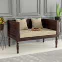 Wopno Furniture Sheesham Solid Wood 2 Seater