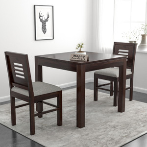 Wopno Furniture Sheesham Wooden 2 Seater Dining