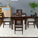 Wopno Furniture Sheesham Wooden 4 Seater Dining