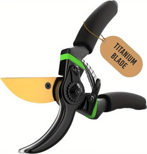 woqziline pruner gardening scissors plants scissor tree branch pruner green gardening cutter tool  plant cutter for garden  wood branch trimmer bypass pruner