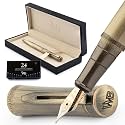 Wordsworth &amp; Black Luxury Fountain Pen Set for Writing, Medium Nib, Bronze