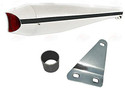 WORDZ Shark silencer Chrome Glasswool Exhaust Royal Enfield Classic 350 Full Exhaust System