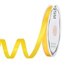 woric 120 Yards Yellow Satin Ribbon 3/8 Inch Light Yellow Ribbon