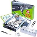 WORKDONE 3.5 inch X7K8W R740 R640 R540 R440 R340 R740xd2 R7415 R7425 Drive Caddy - with 2.5 inch HDD Adapter - Bright LED Tray for Dell PowerEdge Servers - Now Easy Setup with Installation Manual
