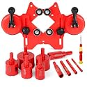 WORKEASE Diamond Hole Saw Kit, 11 Pcs, 1/4"-2"